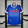 Maillot Équipe de France Rétro domicile CDM 1998 champion du monde bleu