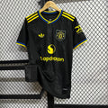 Maillot Manchester United extérieur 24/25 blanc Red Devils logo