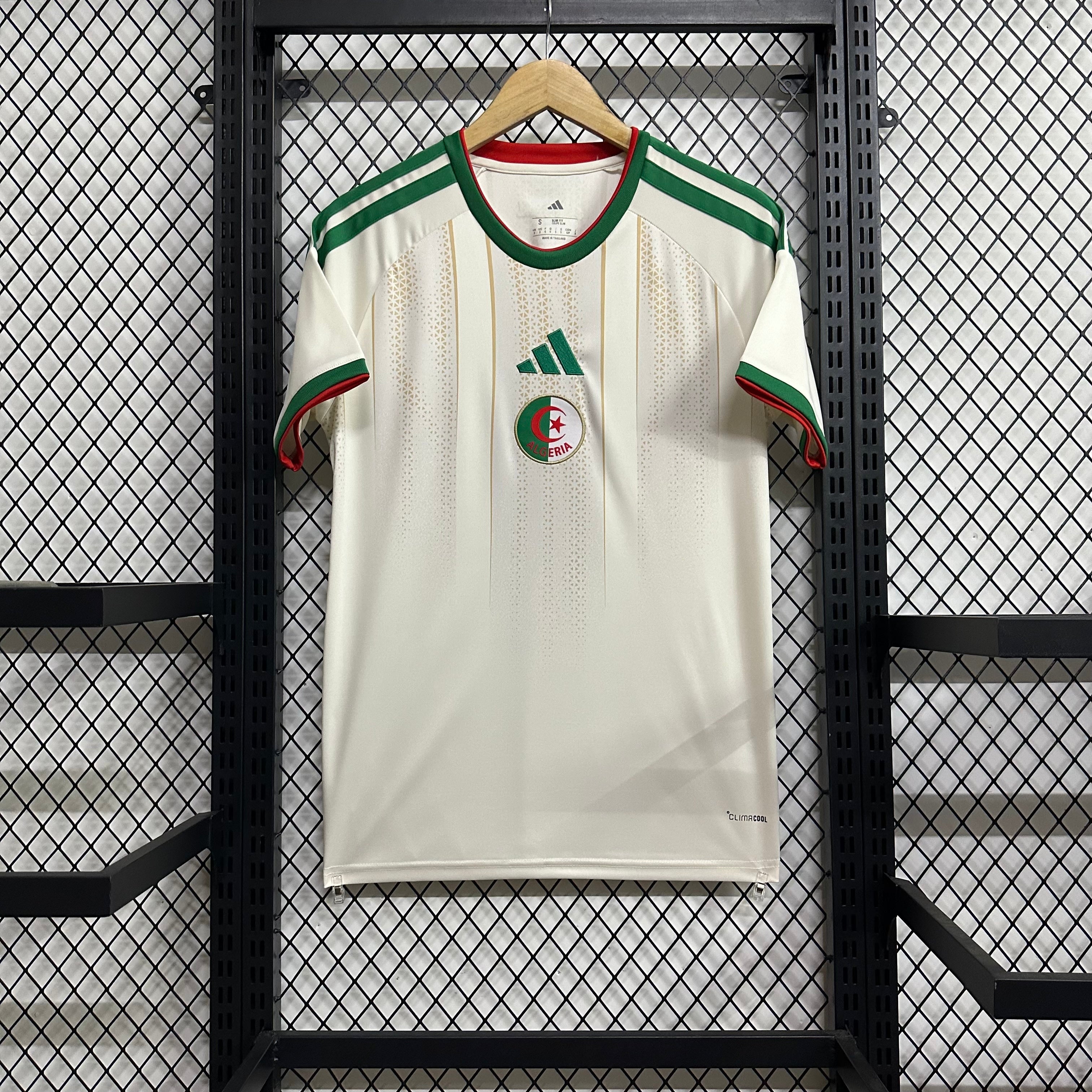 Maillot Algérie CDM 2026 Coupe du Monde vert et blanc FFA