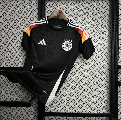 Maillot Allemagne extérieur 2024-2025 noir avec logo Adidas DFB