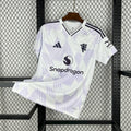 Maillot Manchester United extérieur 2025-2026 blanc avec logo Adidas