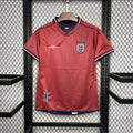 Maillot Angleterre Rétro extérieur 2002 rouge vintage Nike Beckham