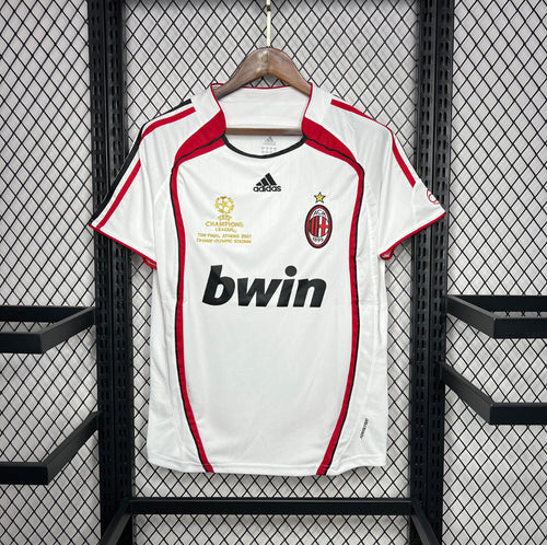Maillot AC Milan Rétro extérieur 2006-2007 blanc Adidas Champions League