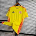 Maillot Colombie domicile 24/25 jaune Los Cafeteros avec logo FFC