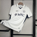 Maillot SSC Naples extérieur 2024-2025 blanc avec logo Emporio Armani