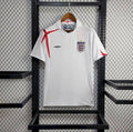 Maillot Angleterre Rétro domicile 2005 blanc vintage Nike