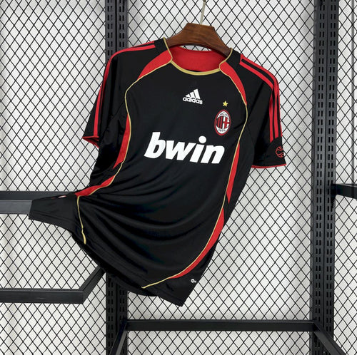 Maillot AC Milan Rétro Third 2006-2007 troisième maillot noir vintage