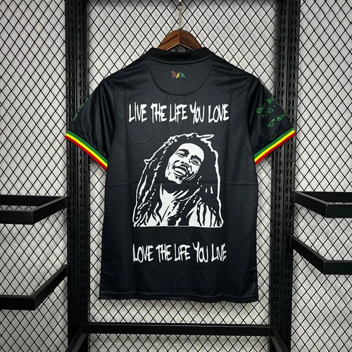 Maillot Ajax Bob Marley Concept 2021-2022 - vue de face suspendu