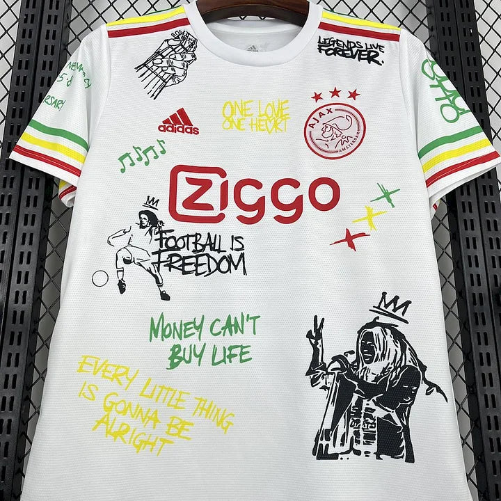 Maillot Ajax Bob Marley Concept 25/26 - vue complète suspendue