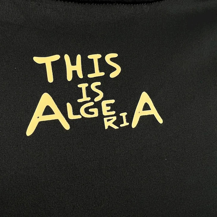 Maillot Algérie noir 2024-2026 - détail supplémentaire
