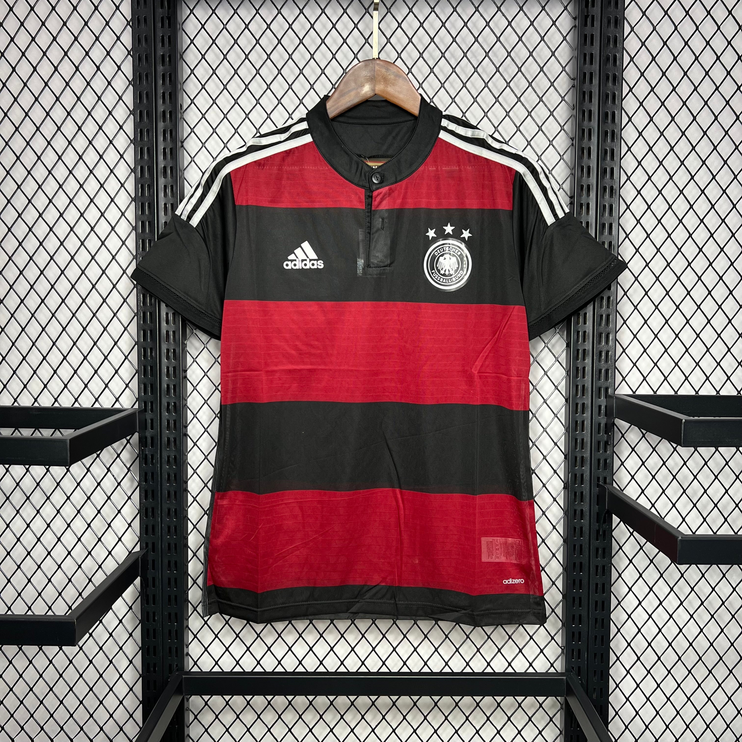 Maillot Allemagne Rétro 2014 blanc Coupe du Monde Brésil champion