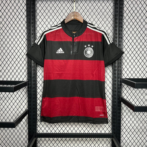Maillot Allemagne Rétro 2014 blanc Coupe du Monde Brésil champion