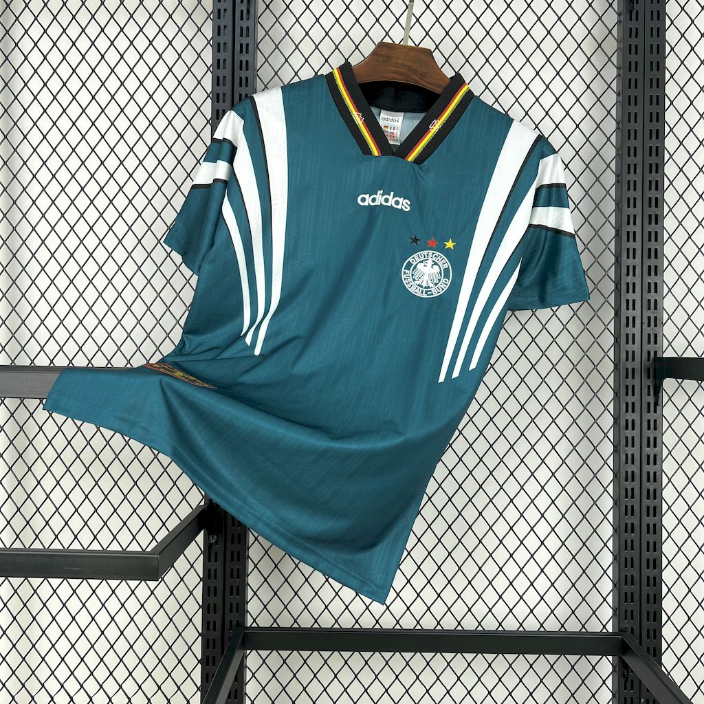 Maillot Allemagne Rétro 1996 blanc Champion d'Europe Euro 1996