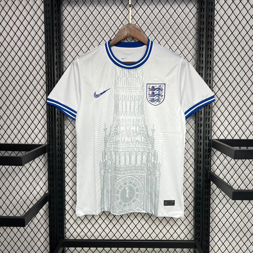Maillot Angleterre Concept 2024-2025 design exclusif blanc et bleu