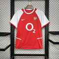 Maillot Arsenal Rétro 2002-2004 rouge et blanc sans manches Invincibles