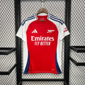 Maillot Arsenal domicile 2024-2025 rouge avec logo Adidas et canon