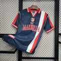 Maillot Atlético Madrid Rétro 1998-1999 rayures rouge et blanc vintage