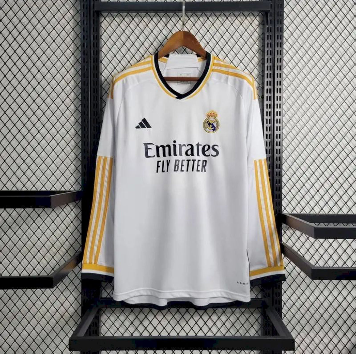 Maillot Real Madrid manches longues domicile 2023-2024 blanc classique