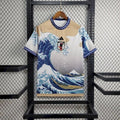 Maillot Japon Concept Vagues 2024-2025 design vagues hokusai bleu