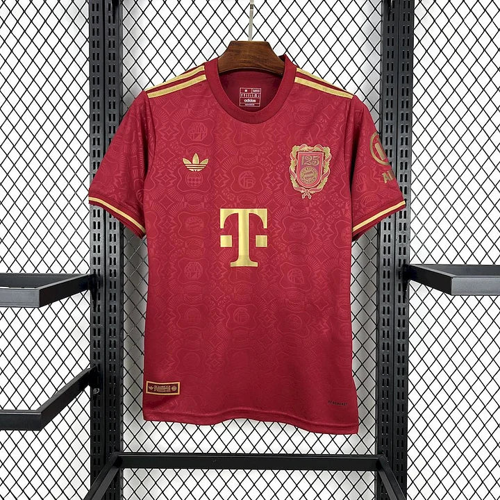 Maillot FC Bayern Munich 125e anniversaire 2025 édition collector rouge