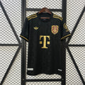 Maillot FC Bayern Munich noir 2025-2026 extérieur avec écusson