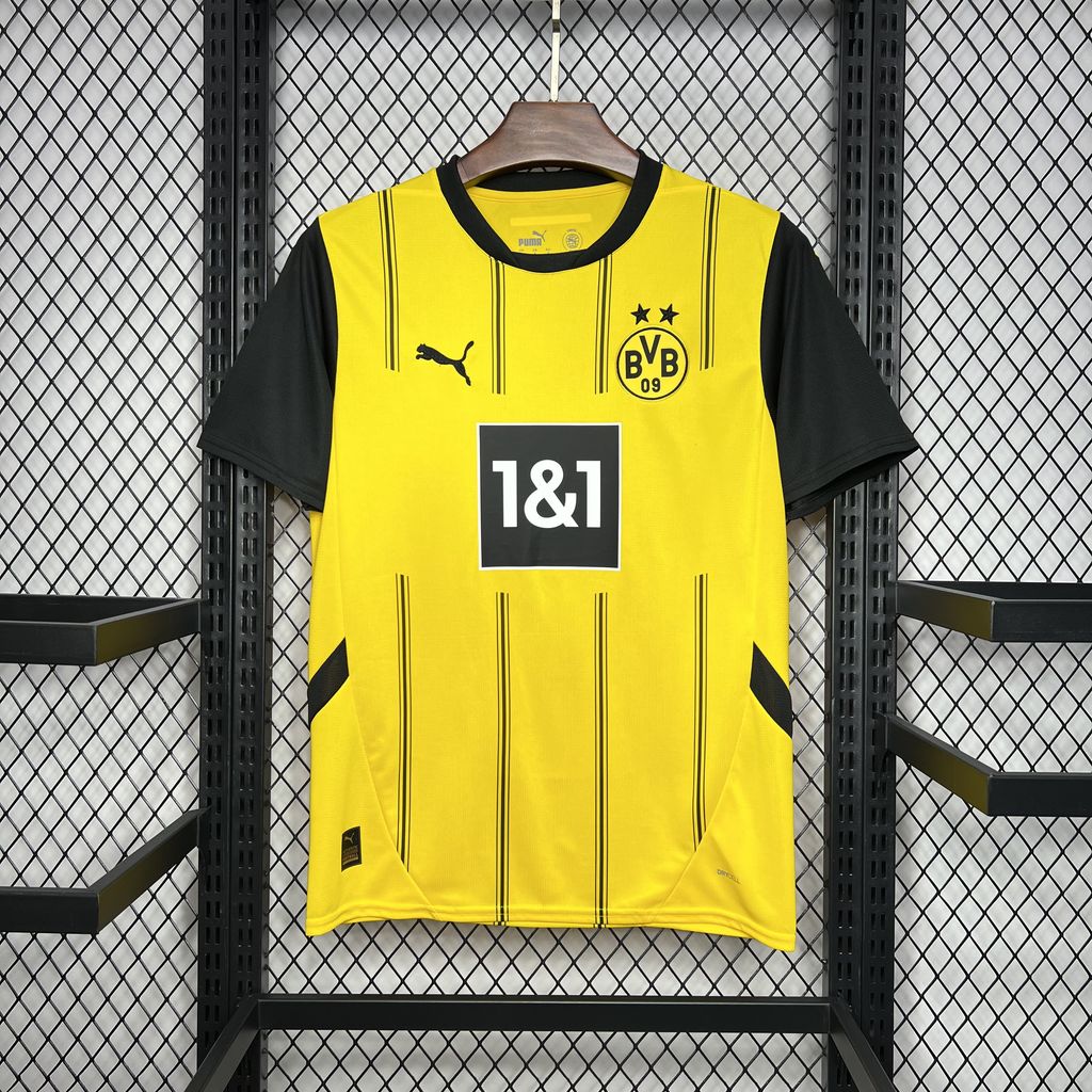 Maillot Borussia Dortmund domicile 2024-2025 jaune et noir avec logo Puma