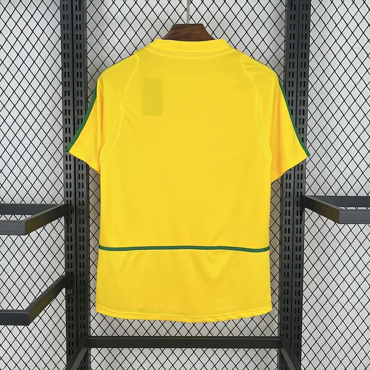Maillot Brésil Rétro 2002 - vue de face suspendu
