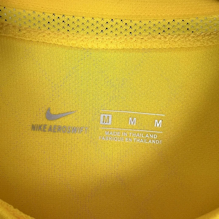 Maillot Brésil Rétro 2002 - détail logo et tissu