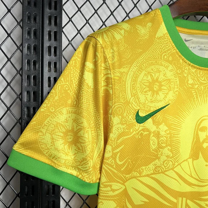 Maillot Brésil Rio de Janeiro jaune 2024 - vue de dos