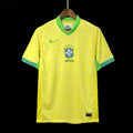 Maillot Brésil domicile 2024-2025 jaune avec logo CBF et Nike