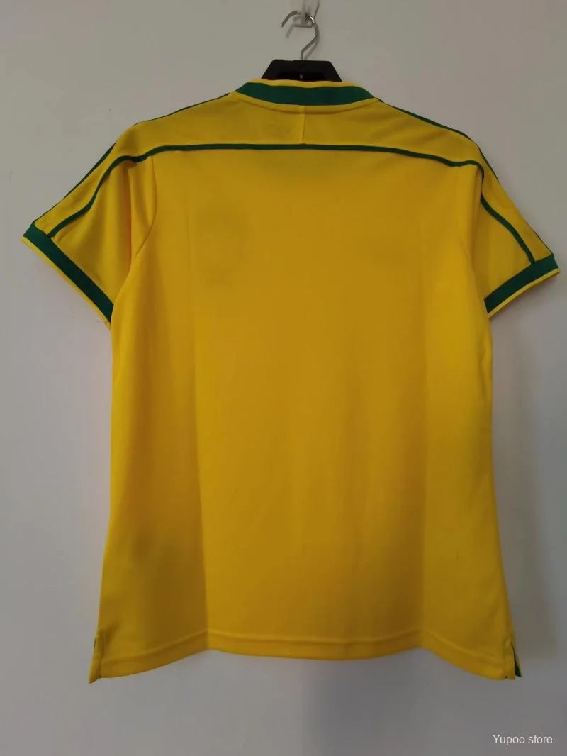 Maillot Brésil Rétro 1998 - vue de face suspendu