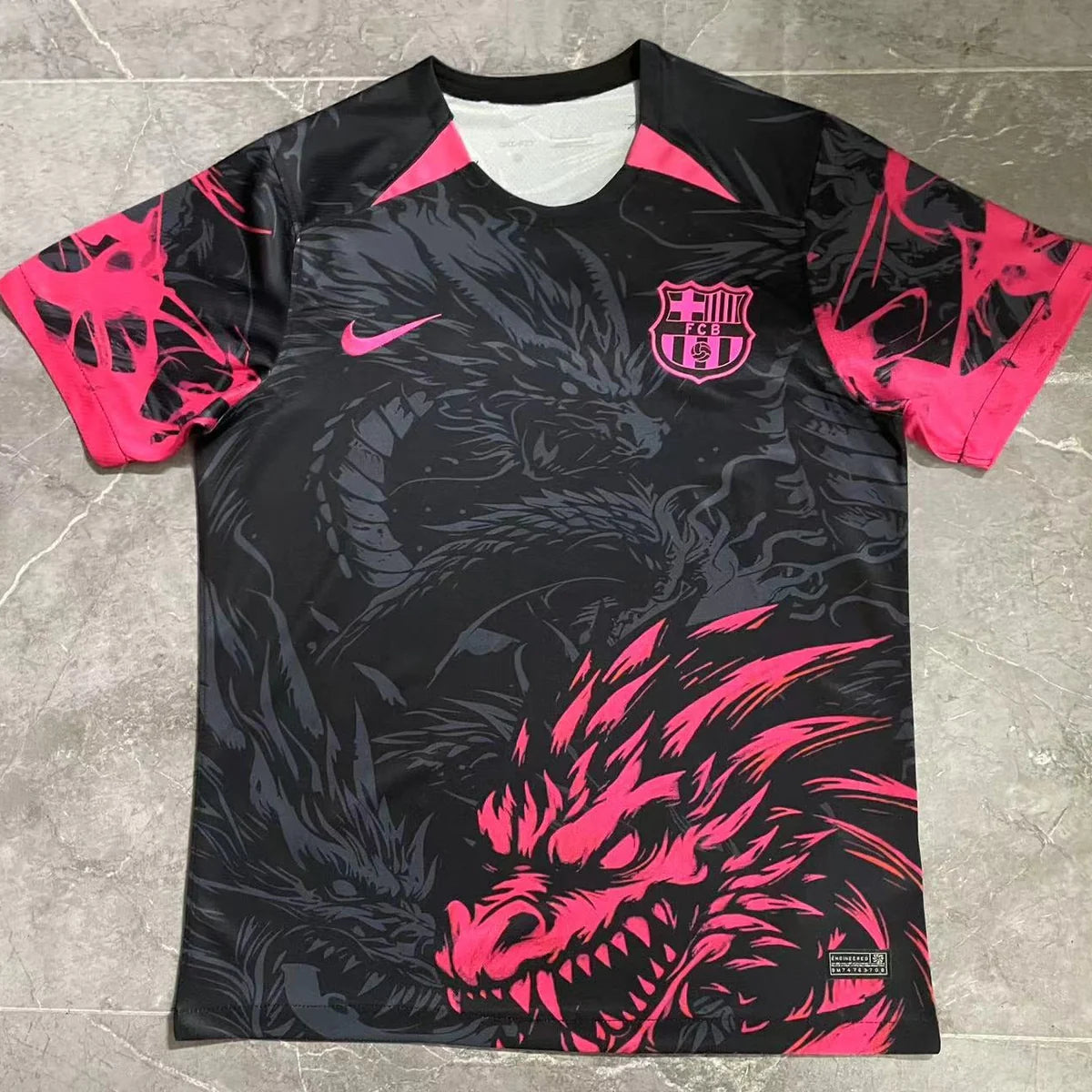 Maillot FC Barcelone Dragon 24/25 design exclusif bleu et rouge