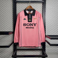 Maillot Juventus Rétro extérieur manches longues 1997-1998 blanc vintage