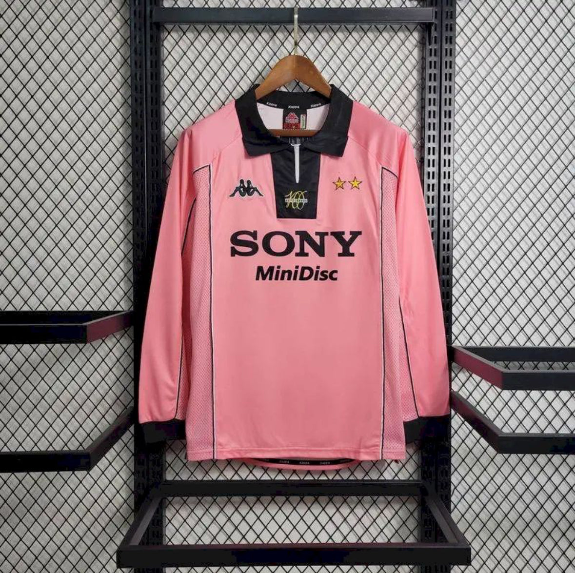Maillot Juventus Rétro extérieur manches longues 1997-1998 blanc vintage