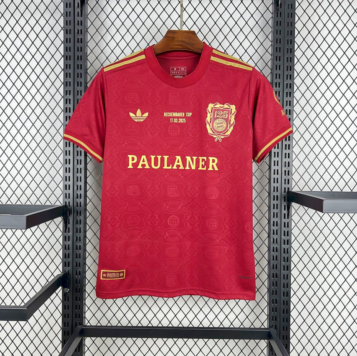 Maillot FC Bayern Munich 125e anniversaire Beckenbauer 2024-2025 rouge