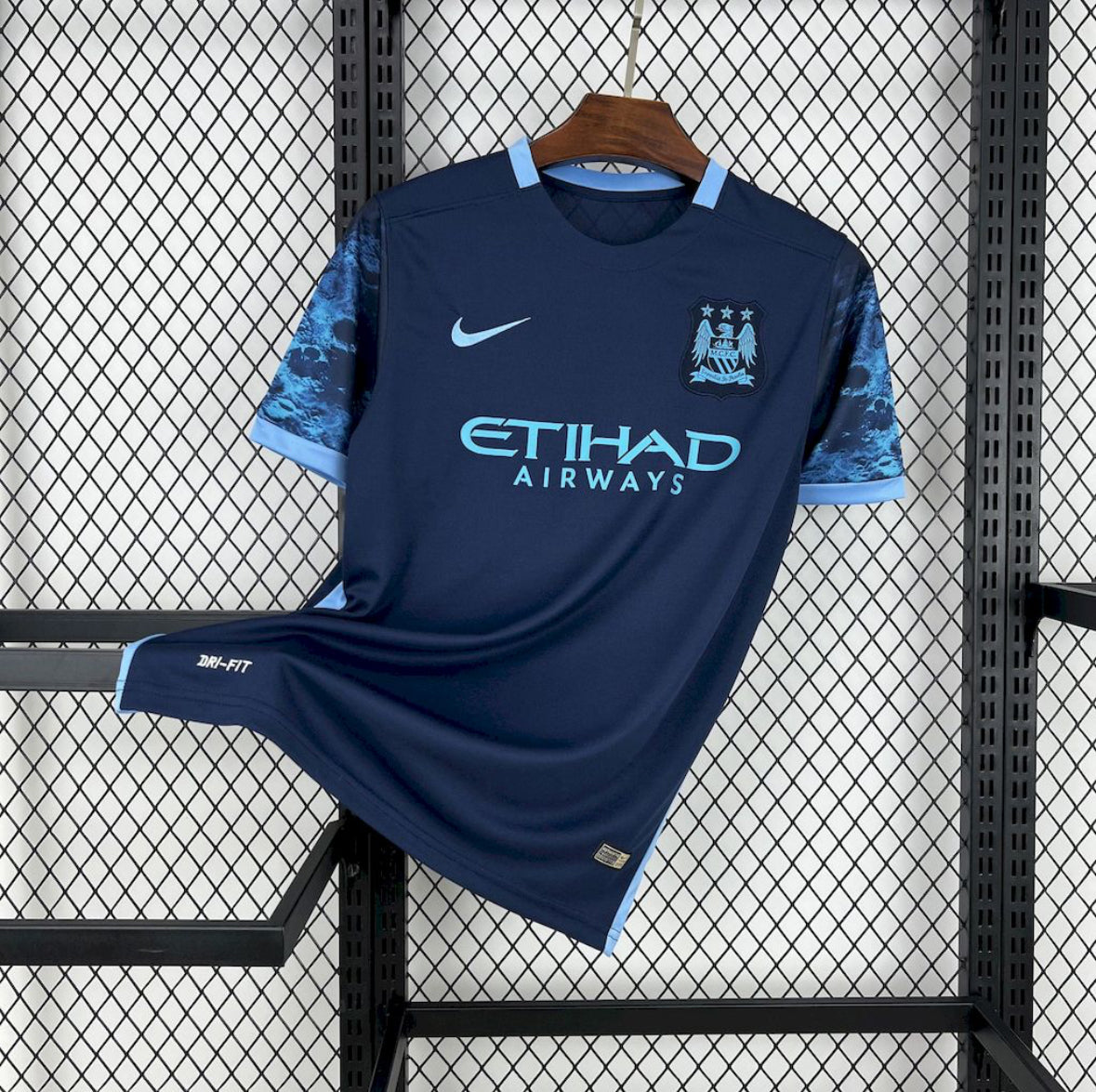 Maillot Manchester City Rétro extérieur 2015-2016 blanc classique Nike