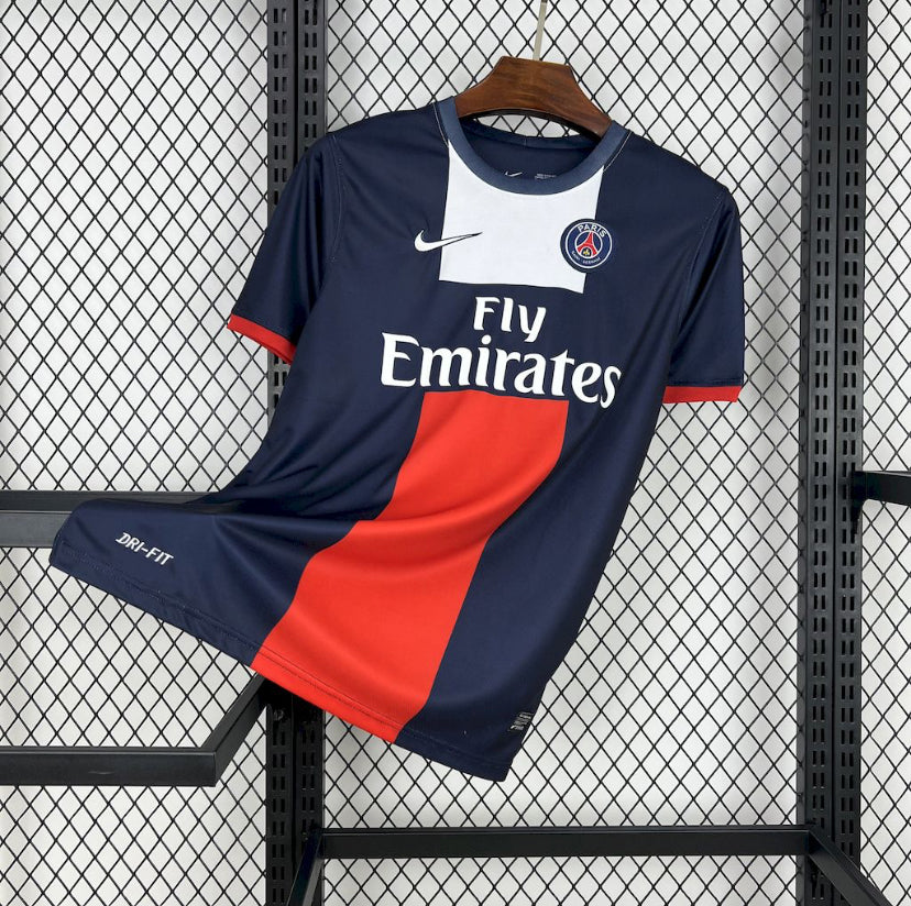 Maillot PSG Rétro domicile 2013-2014 bleu marine vintage Nike