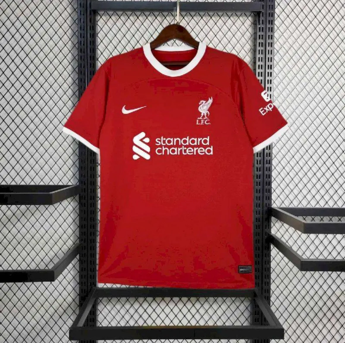 Maillot Liverpool domicile 2023-2024 rouge avec logo Nike
