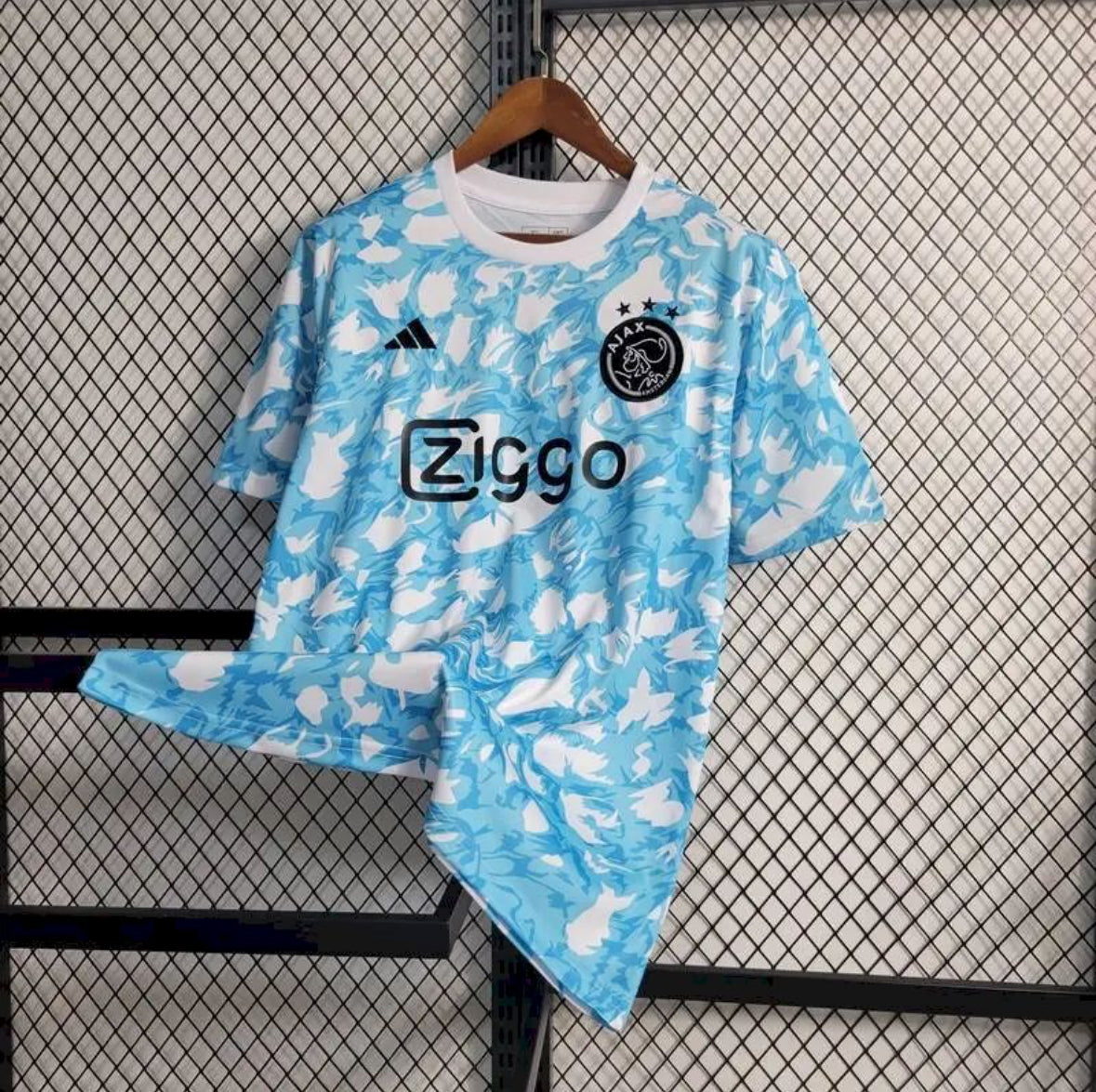 Maillot Ajax Pre-Match 2023-2024 tenue de préchauffage rouge et blanc