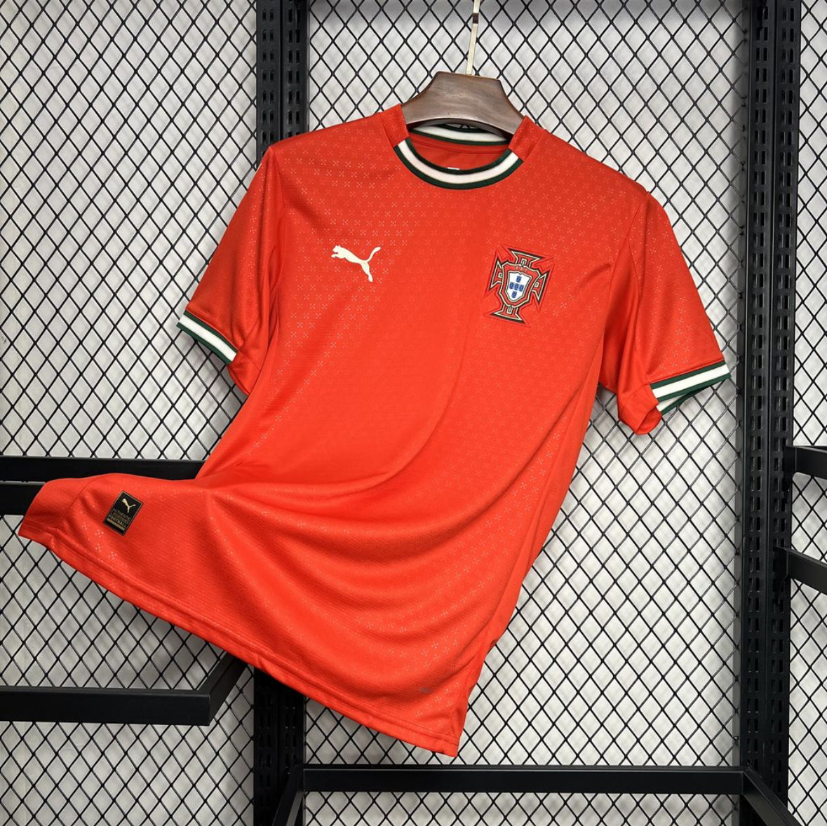 Maillot Portugal domicile 2025-2026 rouge avec logo Nike FPF