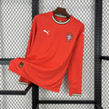 Maillot Portugal domicile manches longues 2025-2026 rouge Nike FPF