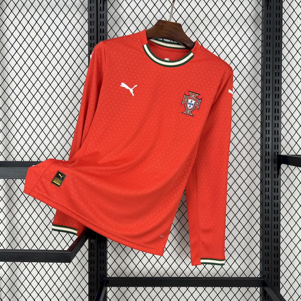Maillot Portugal domicile manches longues 2025-2026 rouge Nike FPF