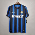 Maillot Inter Milan Rétro 2010-2011 Triplete rayures bleu et noir Nike