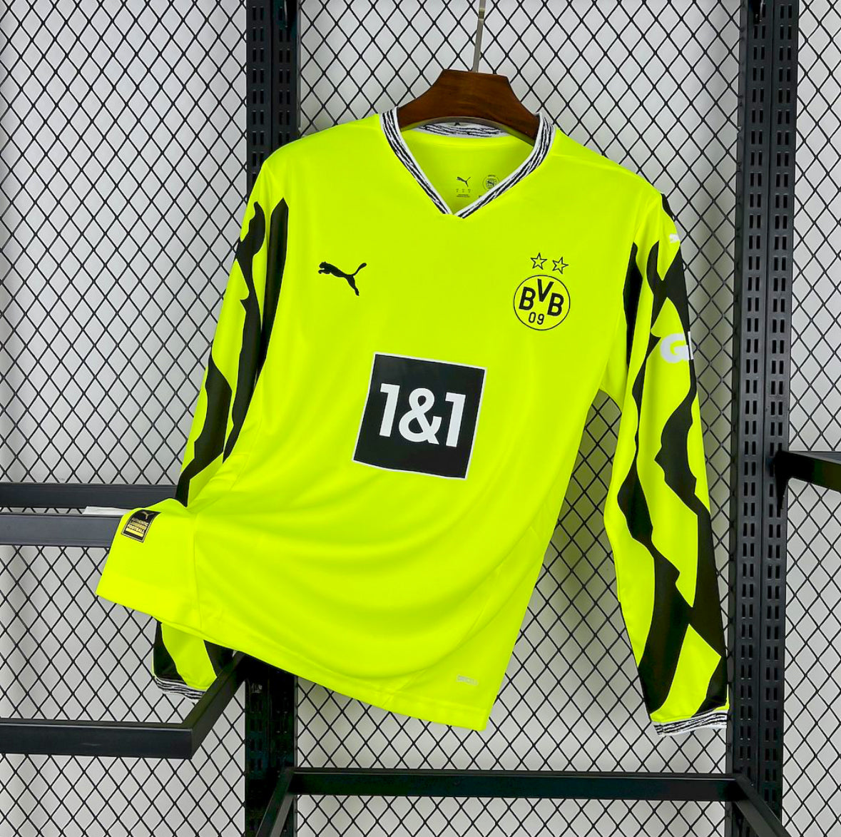 Maillot Borussia Dortmund manches longues 2025-2026 jaune et noir