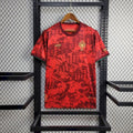 Maillot Portugal Concept rouge 25/26 design exclusif avec broderie