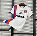 Maillot FC Bayern Munich Rétro extérieur 1995-1996 blanc vintage