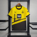 Maillot Borussia Dortmund domicile 2023-2024 jaune avec logo Puma et Evonik