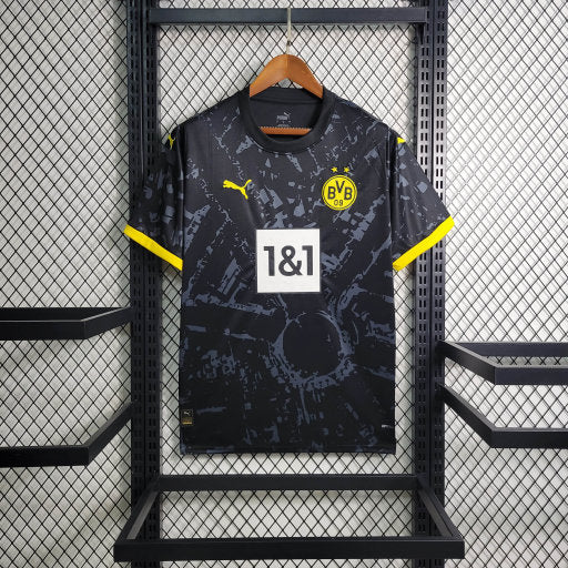 Maillot Borussia Dortmund extérieur 2023-2024 noir avec logo Puma