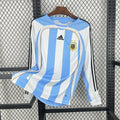 Maillot rétro Argentine domicile manches longues 2006/2007 bleu ciel