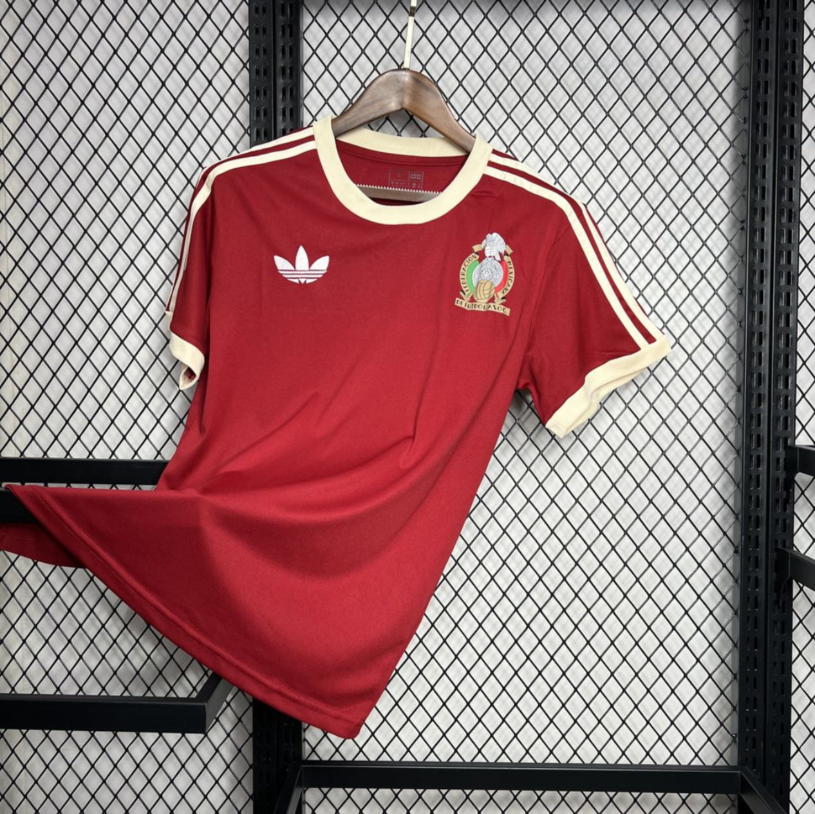 Maillot Mexique Clar-T 24/25 vert style décontracté avec logo